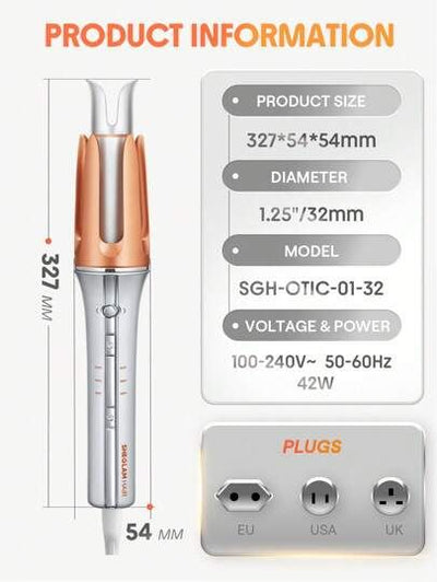 Automatic curling iron